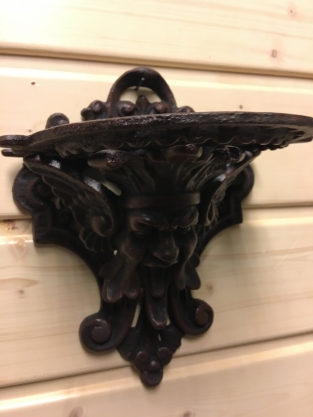 Wall bracket, wall console, iron brown